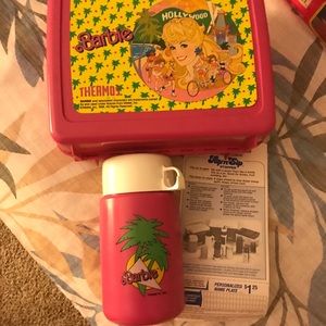 1998 Barbie lunch box and thermos